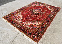 Heriz Rug -- 9 ft. 8 by 6 ft. 5