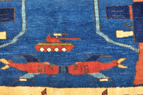 <a class="more-link" href="https://dingo.gallery/product/afghan-turkoman-war-rug-6-ft-by-3-ft-7-in/">Continue Reading →</a> Afghan War Rug AF0040