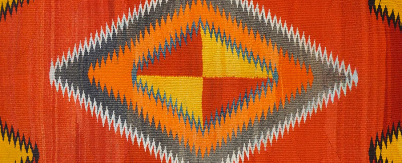 Red Mesa Navajo Transitional Rug