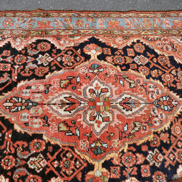 Antique village rug Iran H0066