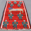 Qashqai Lion Rug with Soldiers
