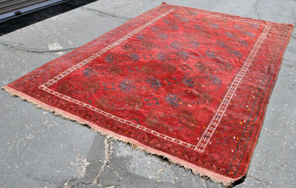 <a class="more-link" href="https://dingo.gallery/product/large-turkoman-ersari-rug-11-ft-by-7-ft-9-in/">Continue Reading →</a> Turkoman Tribal Large Bukhara Rug