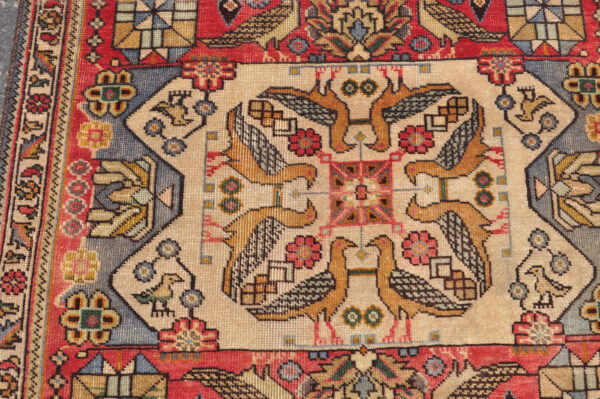Iran Tabriz Bird Motif Carpet