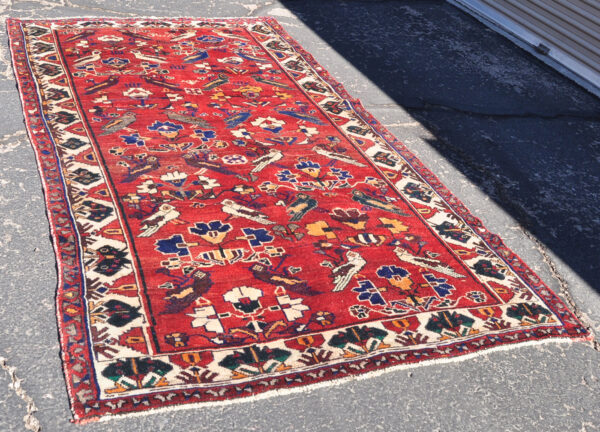 Tribal Carpet Iran with Birds