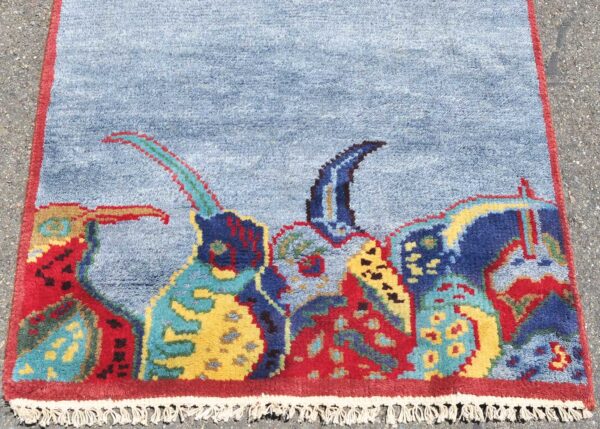 birds-runner-blue-parrots-rug
