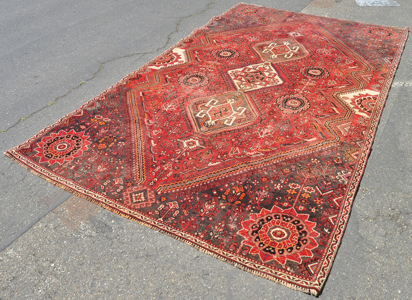 <a class="more-link" href="https://dingo.gallery/product/persian-qashqai-triple-medallion-rug-with-deer-birds-cat-and-buffalo-or-oxen-9-ft-6-in-by-6-ft-4-in/">Continue Reading →</a> S0175_9-10×5-10_O61_02w