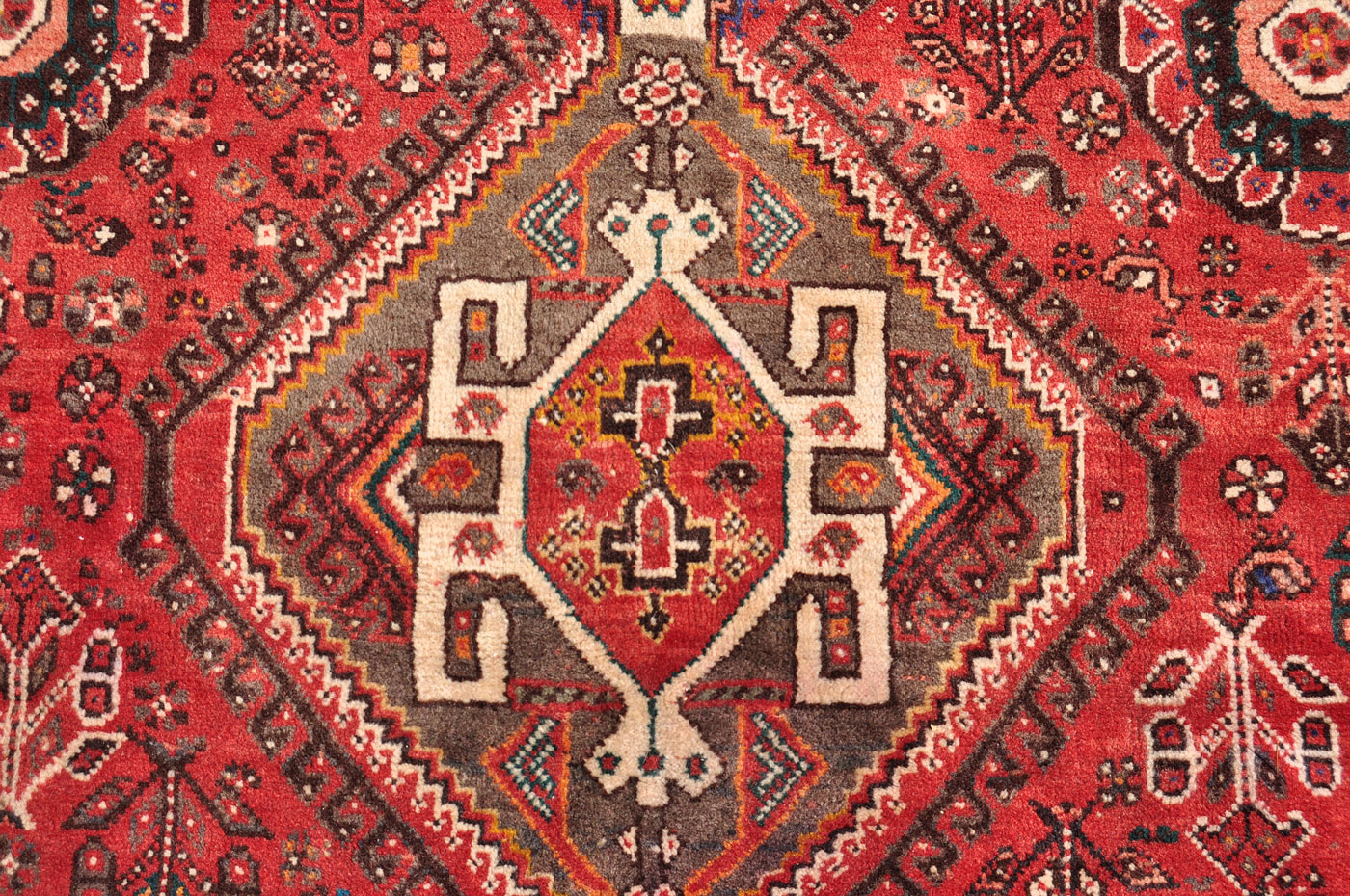 <a class="more-link" href="https://dingo.gallery/product/persian-qashqai-triple-medallion-rug-with-deer-birds-cat-and-buffalo-or-oxen-9-ft-6-in-by-6-ft-4-in/">Continue Reading →</a> S0175_9-10×5-10_O61_14w