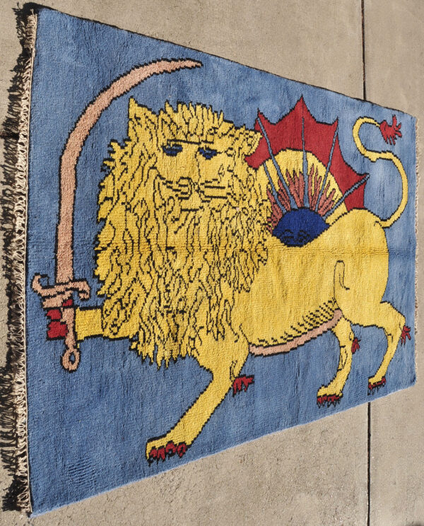 Persian Lion Sword sun Rug