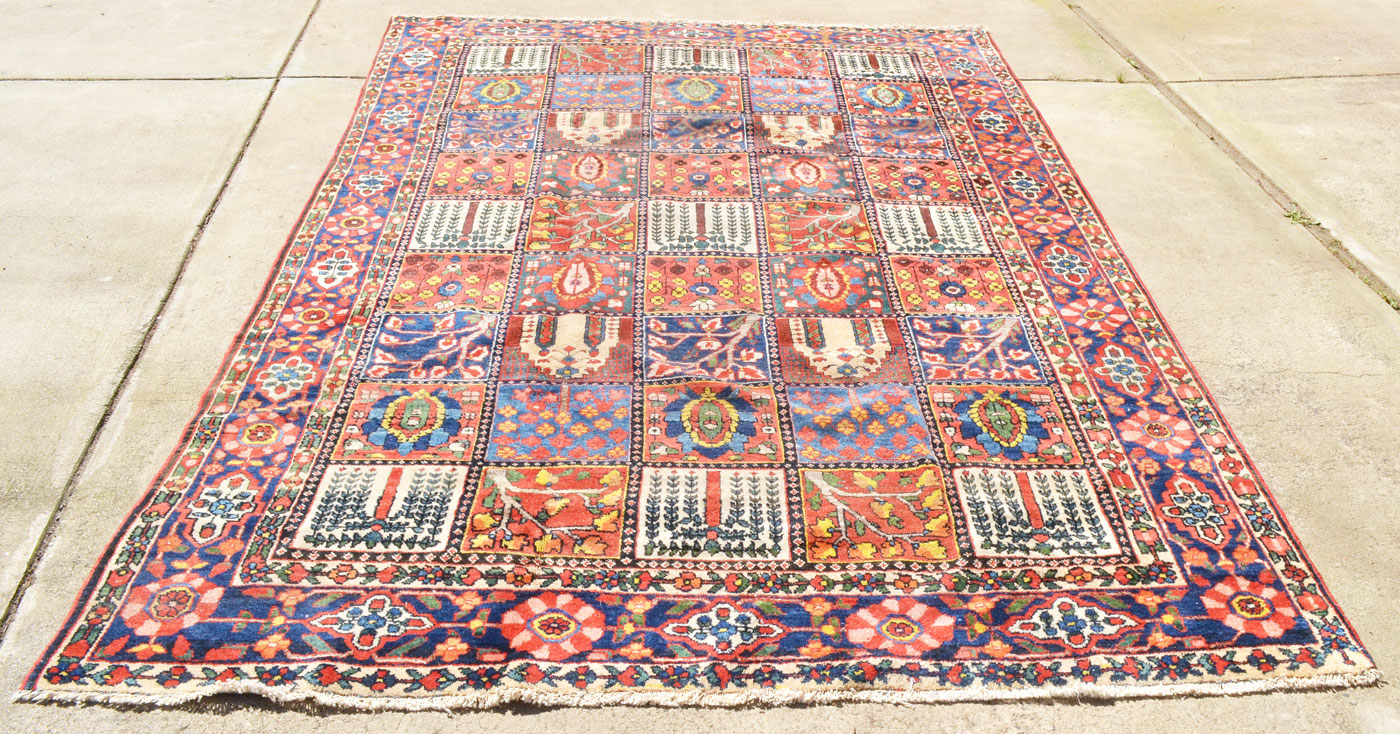 <a class="more-link" href="https://dingo.gallery/product/large-persian-antique-bakhtiari-garden-rug-10-ft-4-in-by-6-ft-9-in/">Continue Reading →</a> BA0155_10-4×6-9_O120_03w