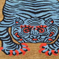 Tiger Rug Tibetan Style Nepal