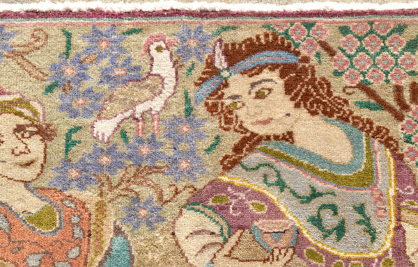 Persian Omar Khayyam wine rug